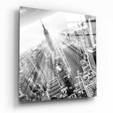 New York Glass Wall Art.